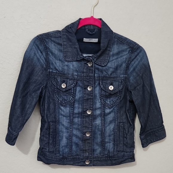 Marks & Spencer Denim Jacket Uk 8  See Meaurments For Us Fit Aprox Small - Picture 1 of 8